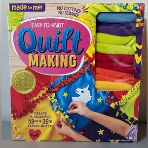 No Sew Easy-to-knot quilt making kit *NIB*